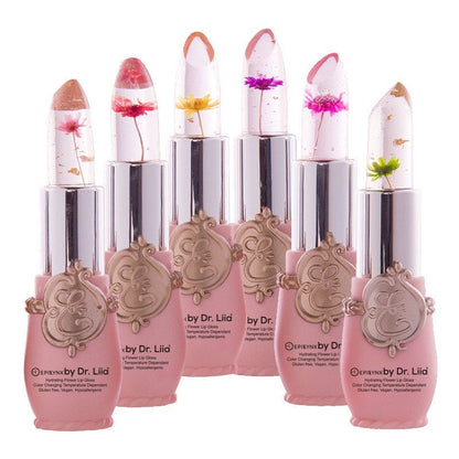 Color-Changing Flower Lip Gloss