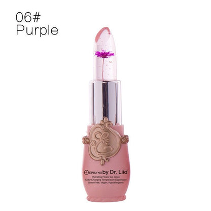 Color-Changing Flower Lip Gloss