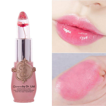 Color-Changing Flower Lip Gloss