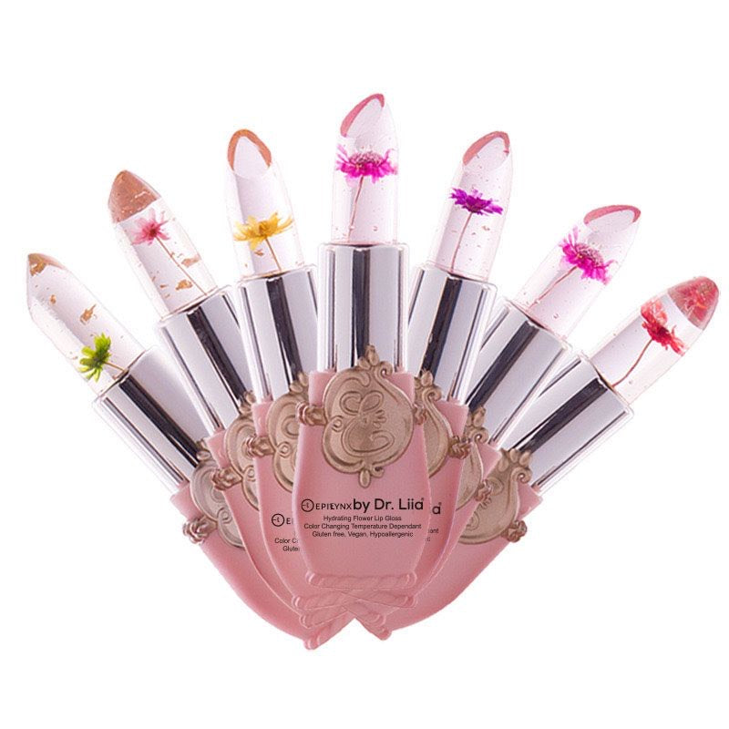 Color-Changing Flower Lip Gloss