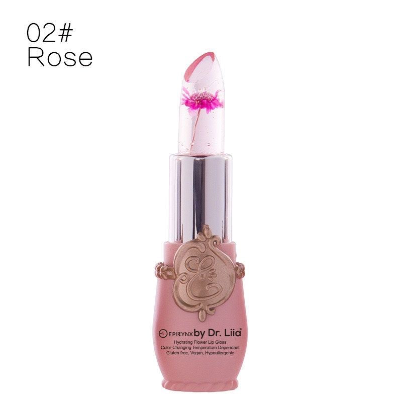 Color-Changing Flower Lip Gloss