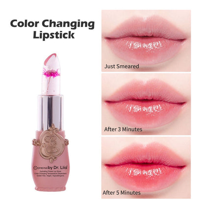 Color-Changing Flower Lip Gloss